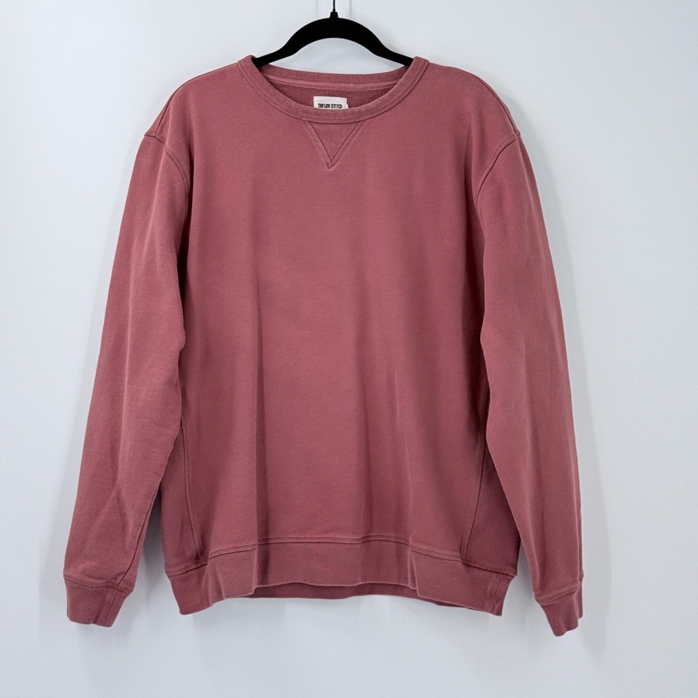 Taylor Stitch The Crewneck Sweatshirt Organic Cotton Mens sz 46 XXL Preppy